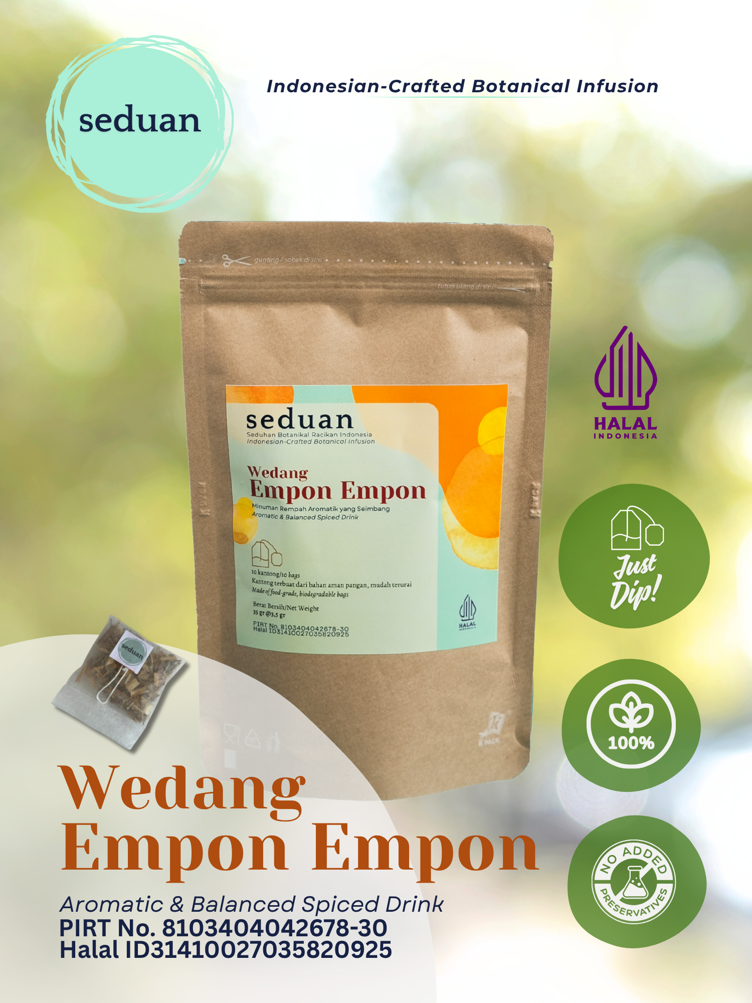 Wedang Empon Empon Pouch 35 gram